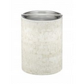 2 Qt. Tall Stucco Cork Ice Bucket with Stainless Bar Lid